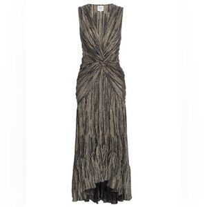 ‼️RARE‼️🎸MISA🎸🔥NWT🔥AVA Dress in Metallic Stripe— S